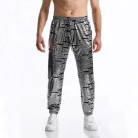 Modo nuage estampage à chaud hommes pantalons décontractés Harajuku Hip Hop Disco danse fête Streetwear cordón pantalon discothèque pantalon - details 7
