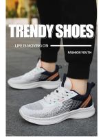 Zapatillas deportivas transpirables para hombre, calzado deportivo ligero para exteriores, zapatos de entrenamiento con absorción de golpes, a la moda - details 11