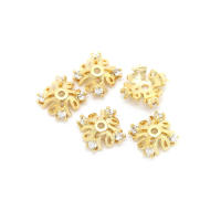 Accesorios de Joyería DIY de Alta Calidad Abalorios de Cuarzo de Brasa Dorada de 18K - details 39