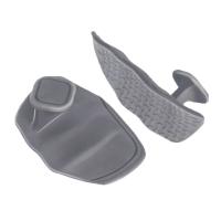 1 par de empuñaduras ergonómicas para levantamiento de pesas, guantes antideslizantes en forma de panal para entrenamiento, guantes de gimnasio, empuñaduras de palma de silicona suave - details 2