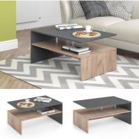 Mesa de sofá, mesa de centro, mesa central, diseño moderno, estilo artístico, medidas: 90 x 60 cm - details 9