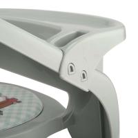 Restaurante hogar muebles coloridos plástico apilamiento asiento para bebé taburete comer niños silla de alimentación - details 3