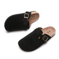 Zapatillas planas de exterior Retro concisas para mujer, sandalias modernas con hebilla, zapatos con correa, otoño e invierno, novedad de 2023 - details 25