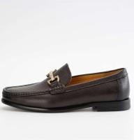 Nuevos negocios planos para personas perezosas, hombres casuales con hebilla de metal, zapatos de fiesta de otoño para hombres - details 14