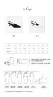 Xiaoxiangfeng-correa de cadena puntiaguda, tacón medio, zapatos individuales - details 3