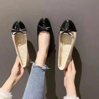 Zapatos planos de ballet para mujer, Un estribo, Mocasines elegantes con lazo - details 11