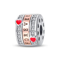 Encantos de Pulsera S925 Plata Esterlina con Esqueleto y Flor para Mujeres Joyería Fina de Cumpleaños Regalo de Diy con Cuentas de Zircono y Piedra Natural - details 14