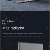 Soporte de aleación de aluminio de doble capa para portátil soporte de refrigeración soporte de almacenamiento de estante elevad - details 8