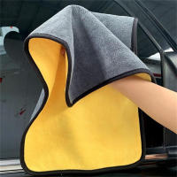 Toalla de Microfibra Super Absorbente 30x60CM para Lavado de Coches y Limpieza de Ventanas Herramientas de Limpieza Doméstica Polishing - details 2