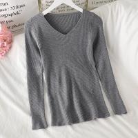 suéter de punto de manga larga para mujer, Jersey informal OL, otoño e invierno, 2025 - details 68