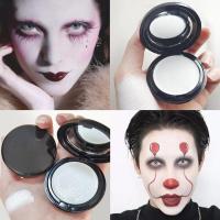 Crema de base de maquillaje blanca, 15g, corrector blanco para Cosplay, crema facial para fiesta, polvo de larga duración C8X2 - details 8