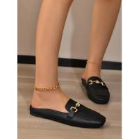 Mocasines Oxford de cuero británico para mujer, zapatos planos de moda Vintage, cómodos, informales, planos poco profundos, logotipo dorado - details 2