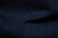 Suéter de manga larga con cuello en V para hombre, chaqueta de punto acanalada de color en contraste de moda - details 11