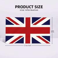 Toalla de yoga deportiva personalizada con bandera de Union Jack del Reino Unido, ducha de baño, toallas faciales 100% de algodón - details 4