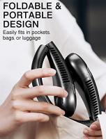 Miniventilador USB silencioso, dispositivo de ventilación con luz LED de potencia para acampar al aire libre viajar - details 2