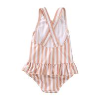 Chic Traje de Baño de Una Pieza Floral sin Espalda para Niñas Bikini de Bebé a Prueba de Sol con Sombrero Perfecto para Vacaciones en la Playa - details 5