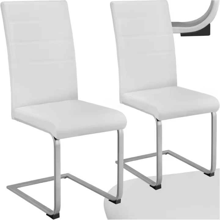 Juego de Sillas de Terciopelo Sillas de Comedor Ergonómicas Versátiles - 1