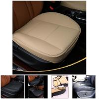 Funda de cuero PU de lujo para asiento de coche, Protector de cojín delantero negro, accesorio Universal para asiento de coche - details 2