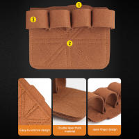 Guantes de cuero para entrenamiento de levantamiento de pesas, protección de Palma, empuñaduras de gimnasia, deportes de Fitness, levantamiento de pesas - details 13