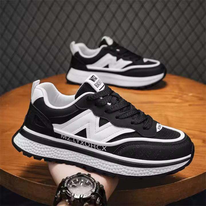 Nuevas zapatillas para correr, zapatillas individuales de malla transpirable para correr con suela blanda y ligera - 1