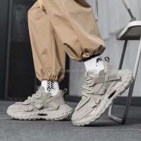 Zapatos deportivos de moda con suela gruesa, informales, transpirables, de malla, para correr, con logotipo de Dropshipping - details 5