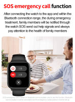2024 Nuevo ECG+ PPG clase médica 1,96 inch, 360 * 360 AMOLED pantalla completa de HD toque Smart Watch azúcar en sangre, lípidos sanguíneos, temperatura corporal,llamada Bluetooth,IP68 impermeable Reloj Inteligente saludable Para Android IOS - details 22