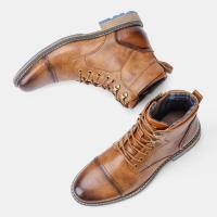 Botines para hombre Botas de cuero para hombre Bota de marca para hombre - details 16
