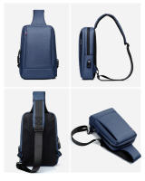 Bolso Cruzado de Tela Oxford Bolso en Pecho para Hombres Bolso Bandolera - details 13