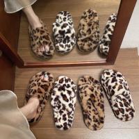 Chanclas de Lujo con Estampado de Leopardo Sandalias de Plataforma Alta con Forro de Piel para Mujeres Zapatos de Al Aire Libre de Marca - details 10