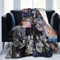 Anime Plaid Baby Manga Nana Print Yazawa mantas suaves multifunción para el hogar dormitorio edredón fino de felpa - details 5