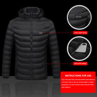 Chaqueta Térmica Ajustable para Hombres y Mujeres 21 Áreas de Calentamiento al Aire Libre con Fuente de Alimentación USB para Esquí Camping Tamaño EU - details 1