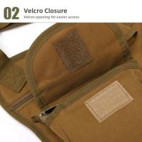 Bolsa de pierna para exteriores de gran capacidad, tela Oxford, impermeable, riñonera para senderismo, cremallera, bolsa de pierna multiusos para exteriores, ciclismo - details 5