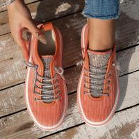 Zapatos informales planos con cordones para mujer - details 0