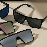 4 piezas de gafas decorativas de policarbonato unisex para mujeres, de gran tamaño, multicolores, con paño antivaho, para mujeres - details 0