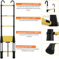 Escalera Telescópica de Aluminio de 5m Portátil, Desmontable, Antideslizante, Extensible, Multiusos, Carga de 150kg Mejoras del Hogar y Herramientas - details 9