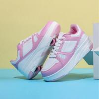 Zapatos de patinaje para niños, patines con ruedas, zapatos deportivos de moda para exteriores, regalos para niñas y niños - details 7