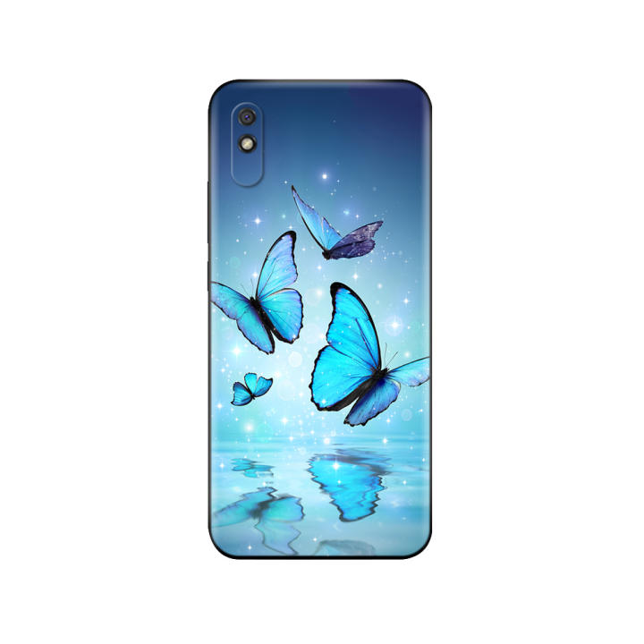 TBOC Cover Compatibile Con Xiaomi Redmi 9A [6.53"] Custodia Rigida [Turchese] Silicone Liquido [Sensazione Morbida] Fodera Interna Microfibra [Protegge Fotocamera] Antiscivole Resistente Graffi