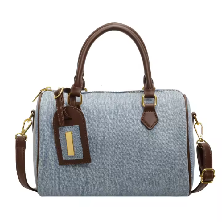 Bolso retro de mezclilla para mujer 2025 nueva moda bolso de almohada de hombro casual versátil bolso de mensajero portátil para viajeros - 1