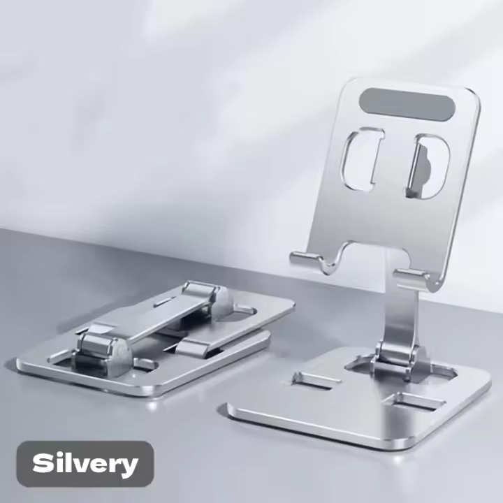 Soporte portátil de aleación de aluminio para tableta y teléfono, montaje ajustable y Flexible para iPad MiPad, Samsung Tab MatePad - 1