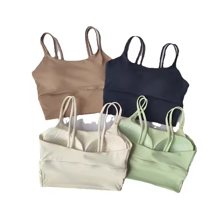 Chaleco Deportivo para Yoga y Estiramiento A prueba de golpes, Secado Rápido, Almohadilla Acolchado, Material de Nylon Ropa Deportiva para Mujeres - 1