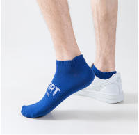 -tobilleros de verano para hombremedias deportivas con bordado finoresistentes al olorColor azul Klein5 pares - details 10