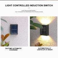 Luz Solar de pared para exteriores, lámpara LED impermeable, iluminación luminosa hacia arriba y hacia abajo, decoración de valla de jardín y balcón, luz Solar - details 25