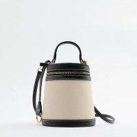 2024 Moda para mujer Primavera y verano Nuevo cilindro Color Forma de caja Solo hombro Bolso de lona oblicuo Mochila de lujo de alta gama - details 6