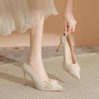 Zapatos de Tacón Alto Impermeables Perla Ideales para Uso Diario y Bodas de Mujeres - details 1
