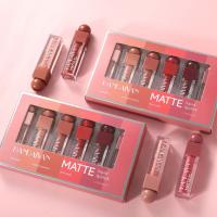 Set de Labial de Gloss de Tubo Cuadrado Lápiz Labial Mate 6 Piezas Duradero Impermeable - details 13