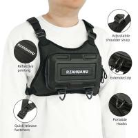 Bolsa deportiva Fanny Pack Bolsa táctica grande para el pecho Correa ajustable Transpirable para entrenamientos Ejercicio - details 3