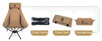 OneTigris-sillas portátiles Tigerblade para acampar, respaldo alto para exteriores, para pesca, senderismo, fiestas, jardinería, uso en interiores - details 4