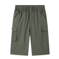 Pantalones Cortos de Algodón Puro para Hombres CHAIFENKO Ligeros, Múltiples Bolsillos, Ajuste Regular, Moda de Verano para Exteriores - details 3