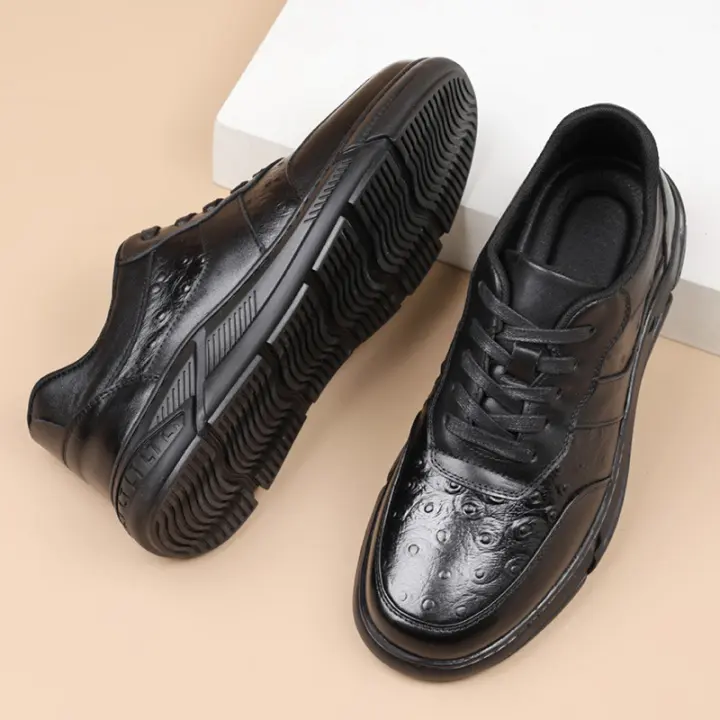 Zapatos Deportivos de Cuero de Vaca de Primera Calidad Mocasines Casuales para Hombres - 1