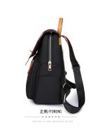 Mochila Oxford negra impermeable para mujer, bolso escolar antirrobo de gran capacidad, bolso de viaje, bolso de hombro - details 23